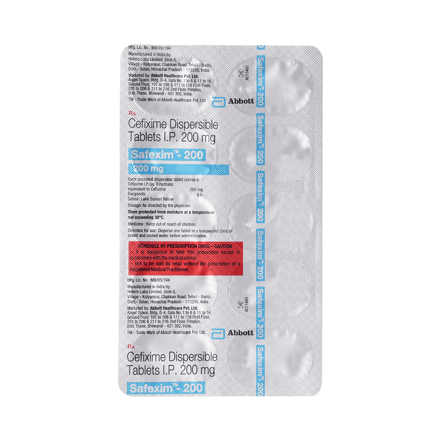Safexim 200 Tablet DT - Image 4