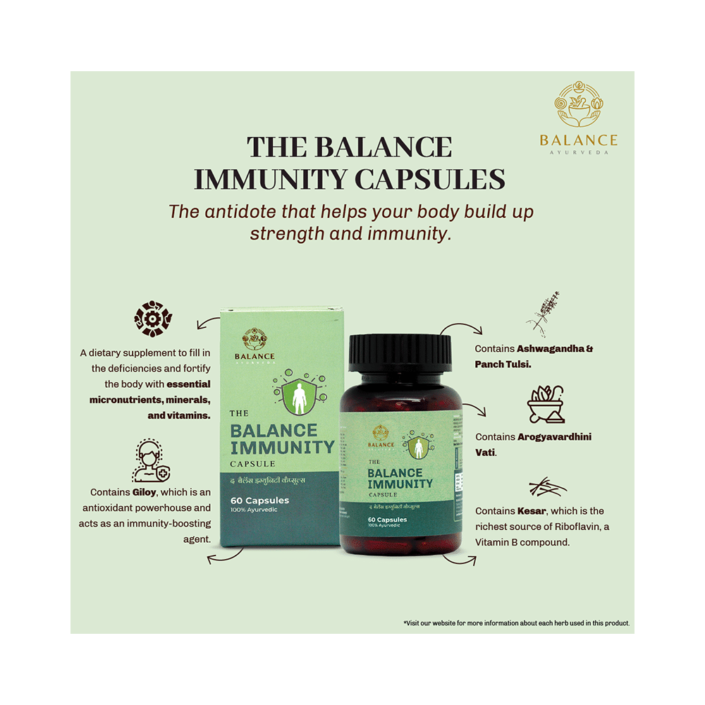 Balance Ayurveda The Balance Immunity Capsule - Image 2