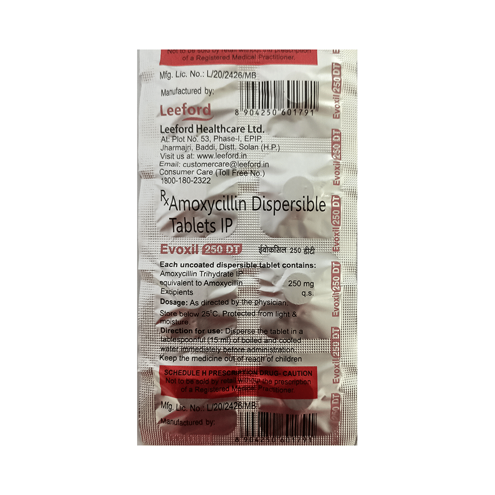 Evoxil 250 DT Tablet - Image 1