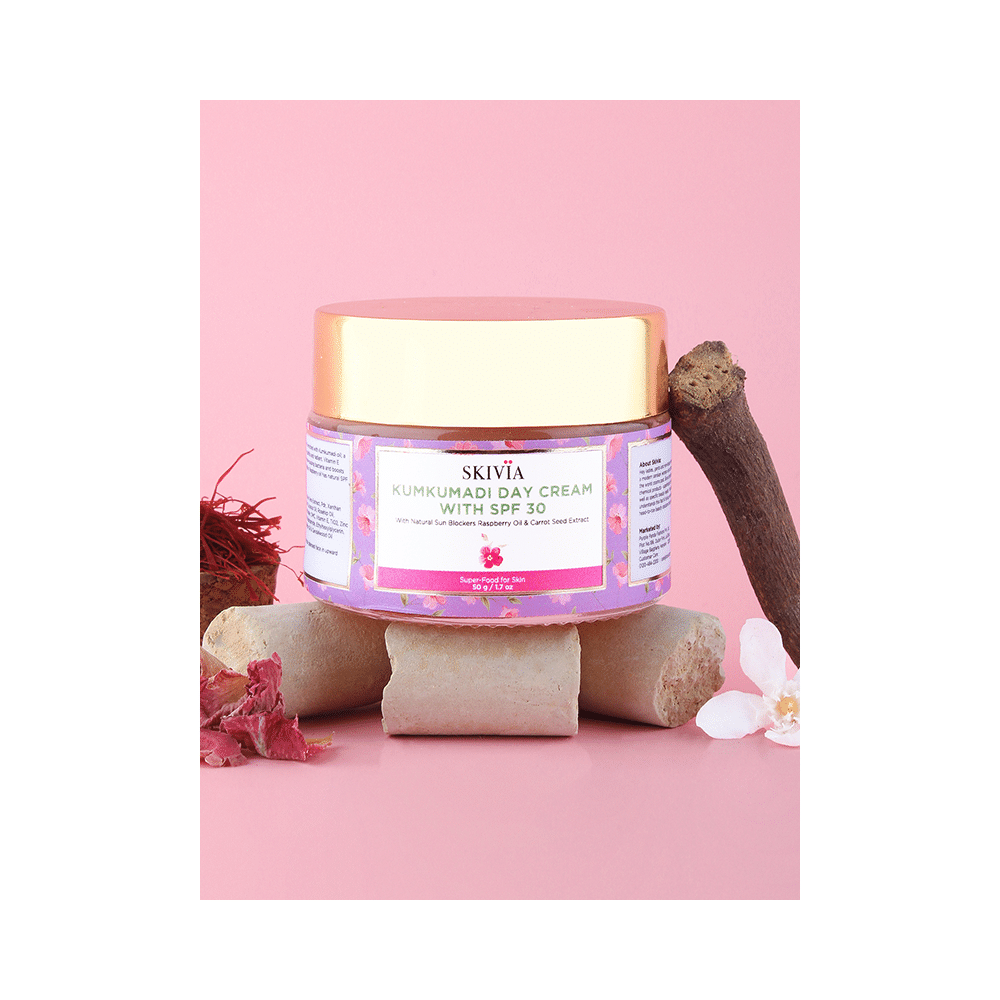 Skivia Kumkumadi Day Cream with SPF 30 - Image 4
