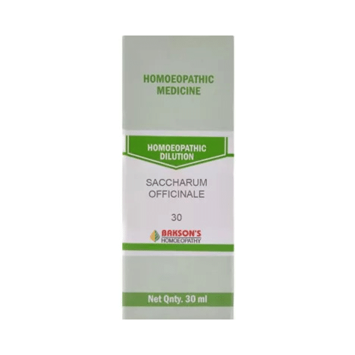 Bakson's Homeopathy Saccharum Officinale Dilution 30