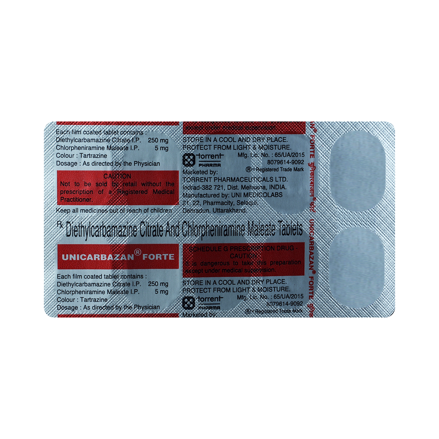 Unicarbazan Forte Tablet - Image 5