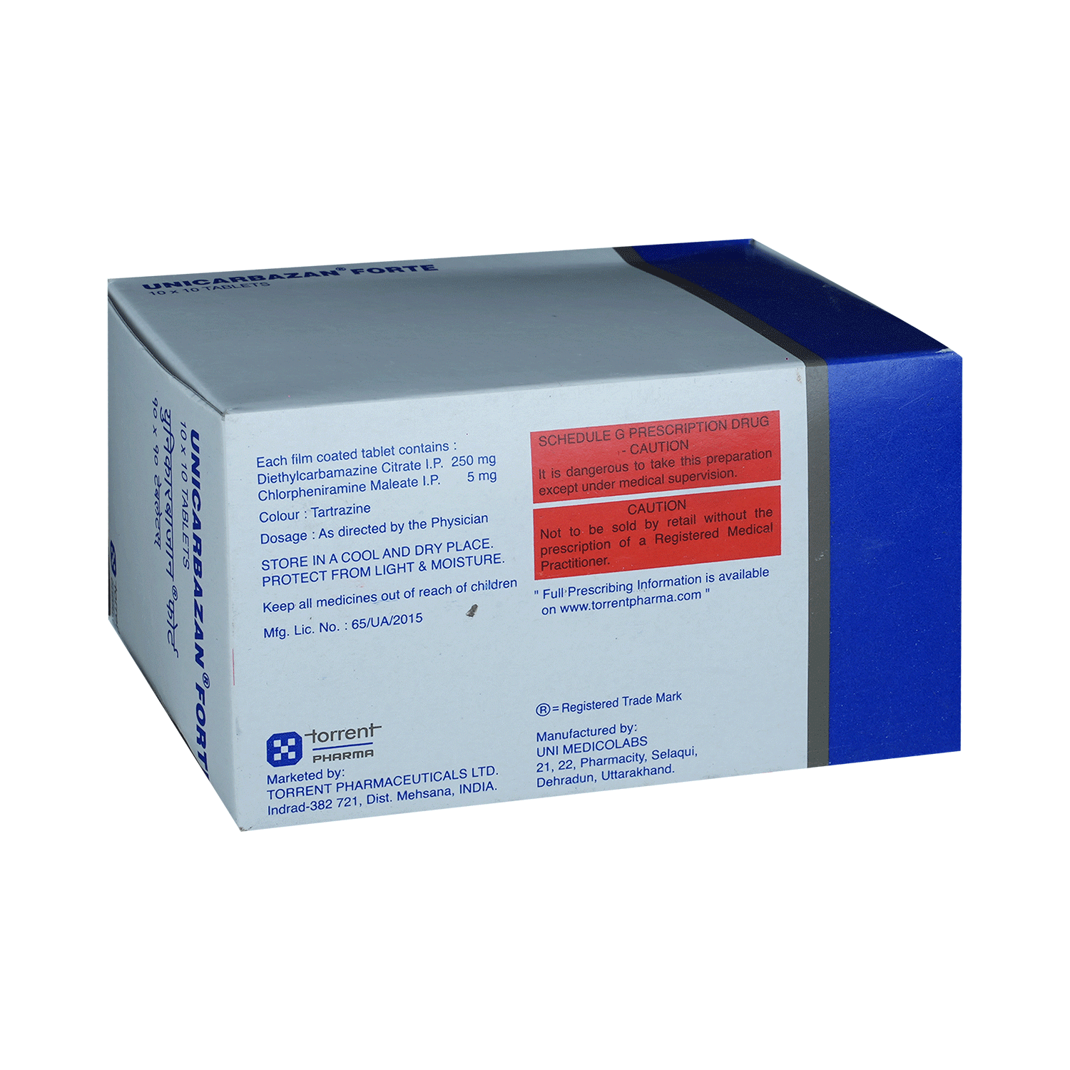 Unicarbazan Forte Tablet - Image 3