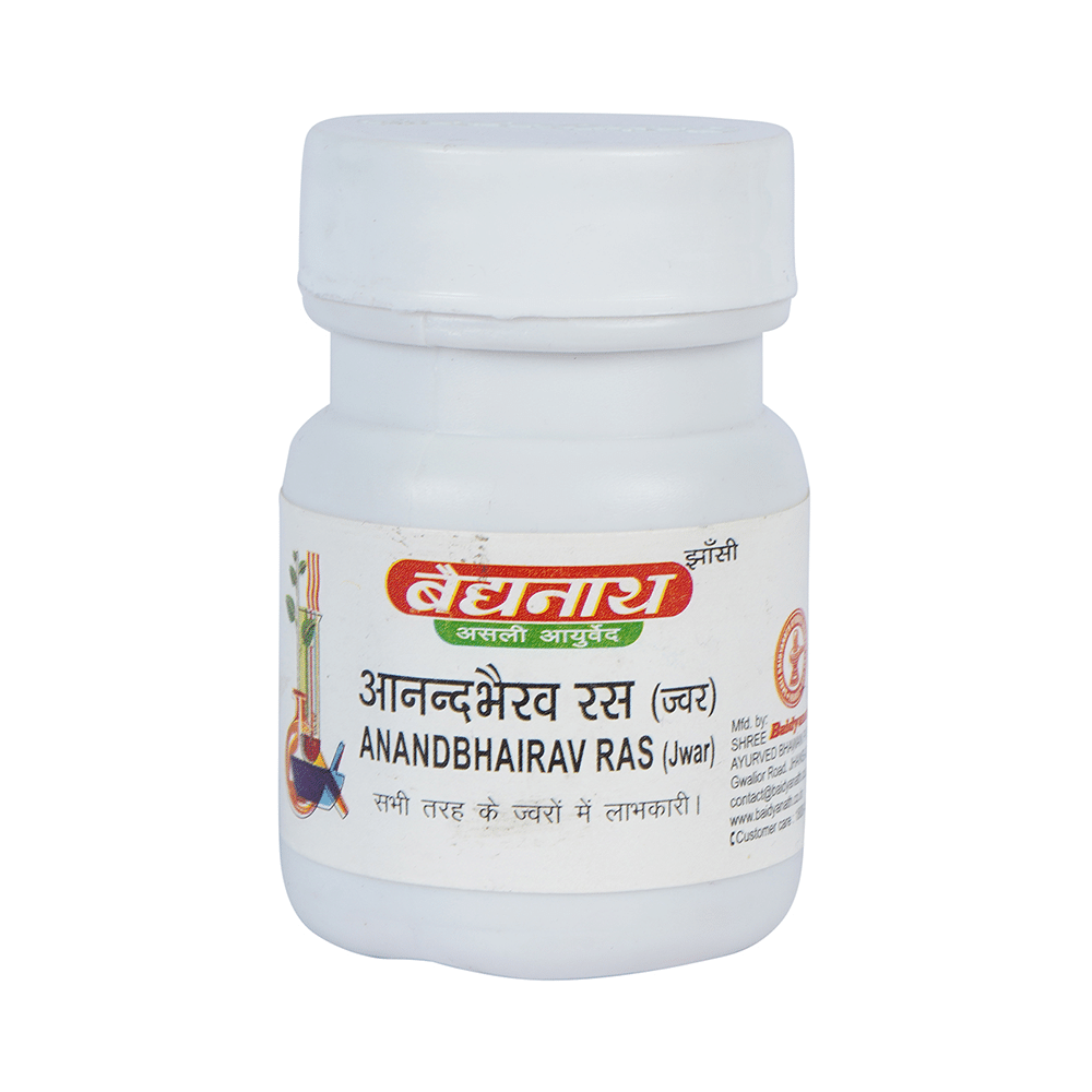Baidyanath (Jhansi) Anandbhairav Ras (Jwar) Tablet - Image 1