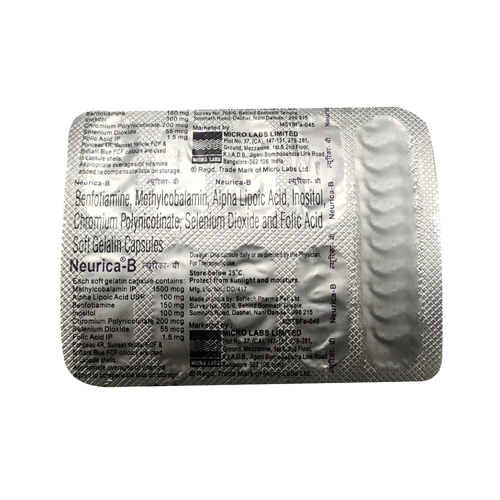 Neurica-B Soft Gelatin Capsule - Image 4