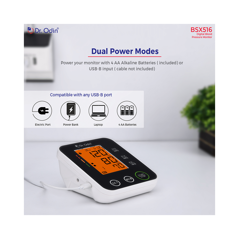 Dr. Odin BSX516 Digital Blood Pressure Monitor Black - Image 7