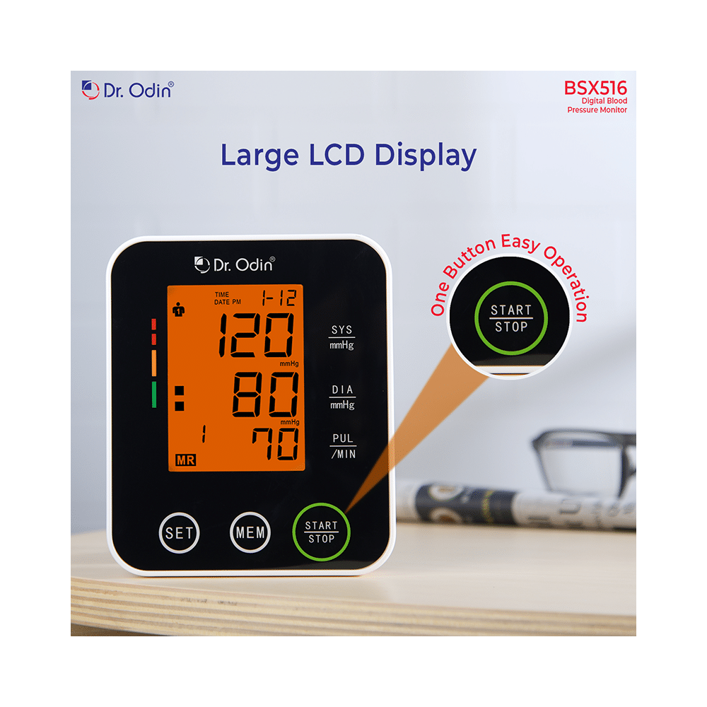 Dr. Odin BSX516 Digital Blood Pressure Monitor Black - Image 4