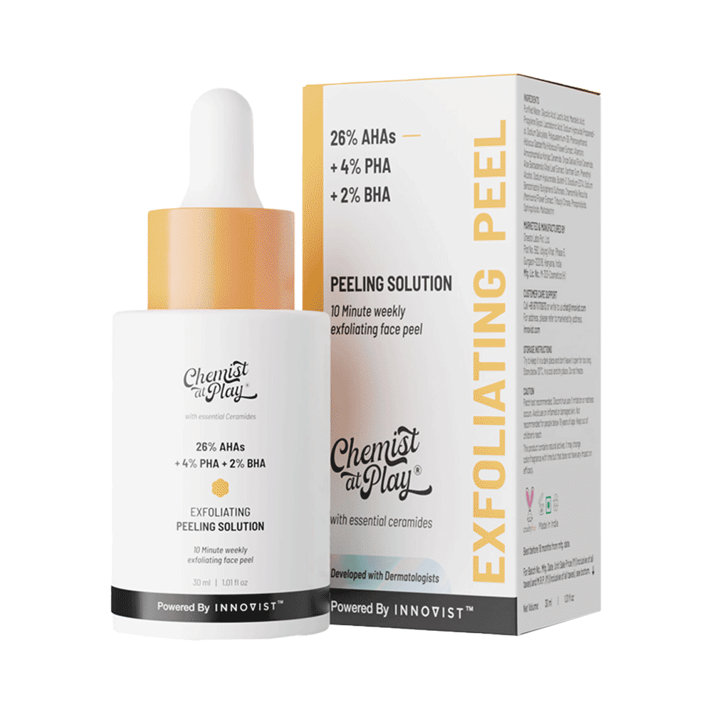 Chemist At Play 26% AHA 2% BHA 4% PHA Exfoliating Peeling Solution | Aha Bha Peeling Solution Solution - Image 1