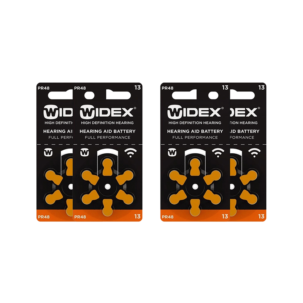 Widex Size 13 PR48 Hearing Aid Battery (6 Each)