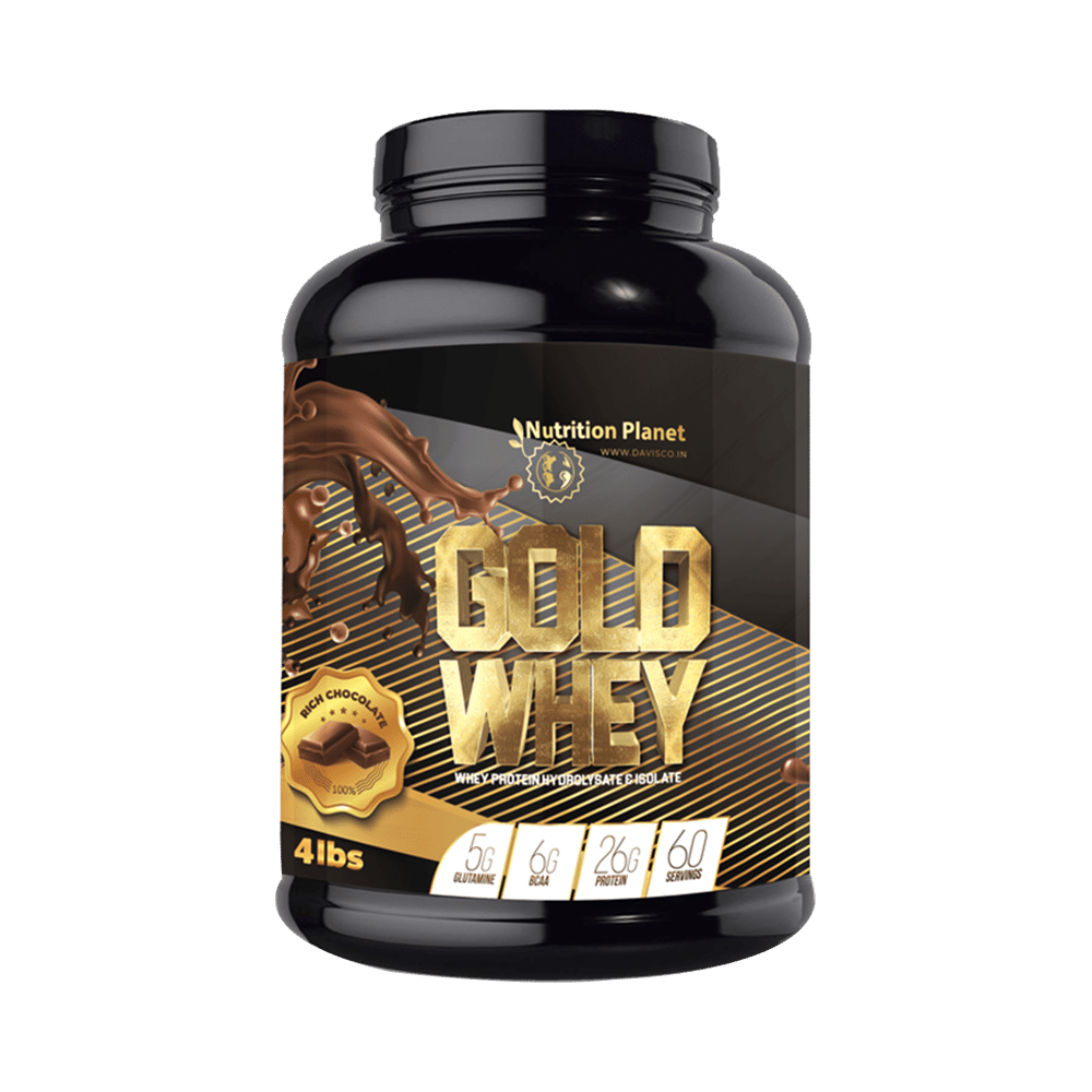 Nutrition Planet Gold Whey Powder Rich Chocolate - Image 1