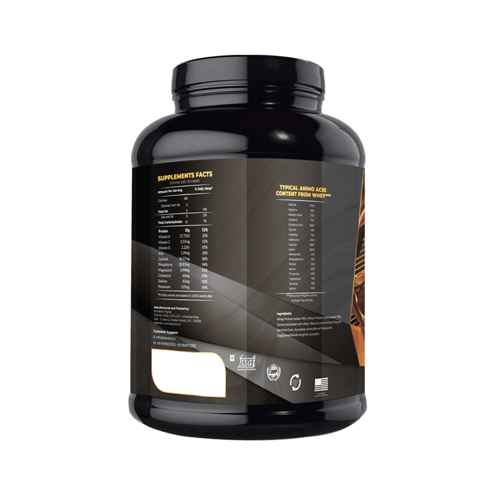 Nutrition Planet Gold Whey Powder Rich Chocolate - Image 2