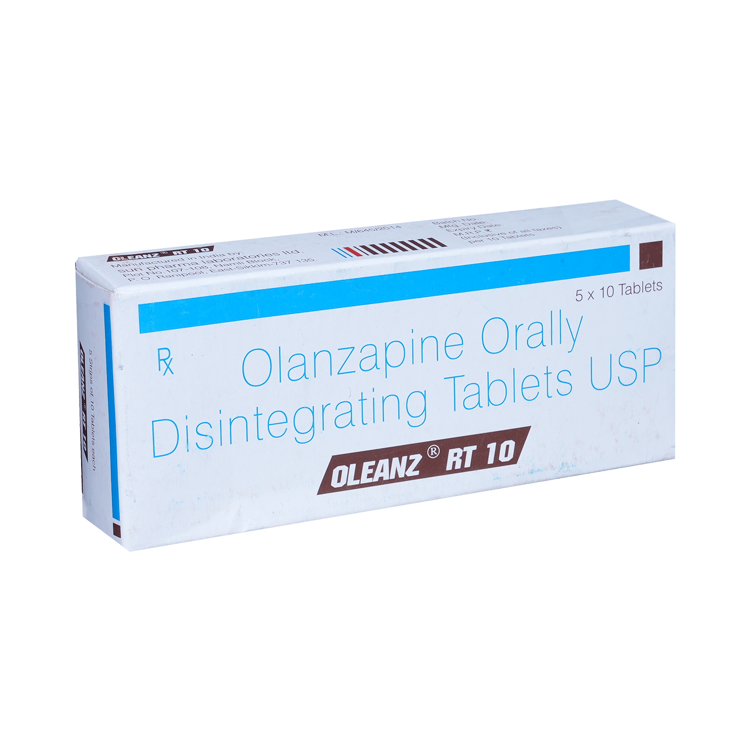 Oleanz RT 10 Disintegrating Tablet - Image 2