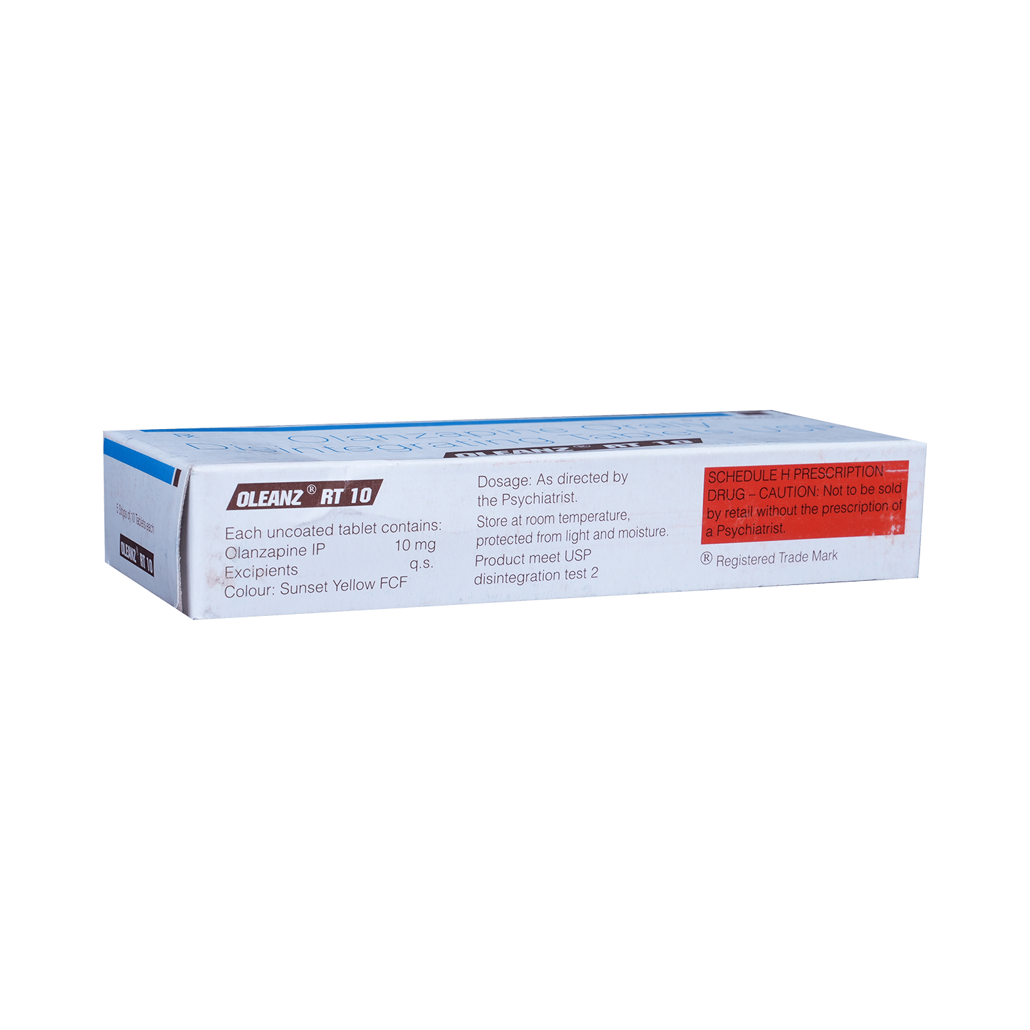 Oleanz RT 10 Disintegrating Tablet - Image 4