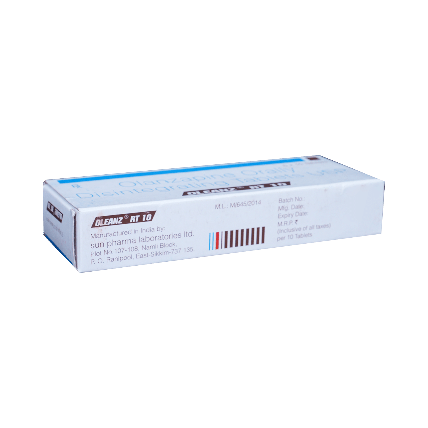 Oleanz RT 10 Disintegrating Tablet - Image 3