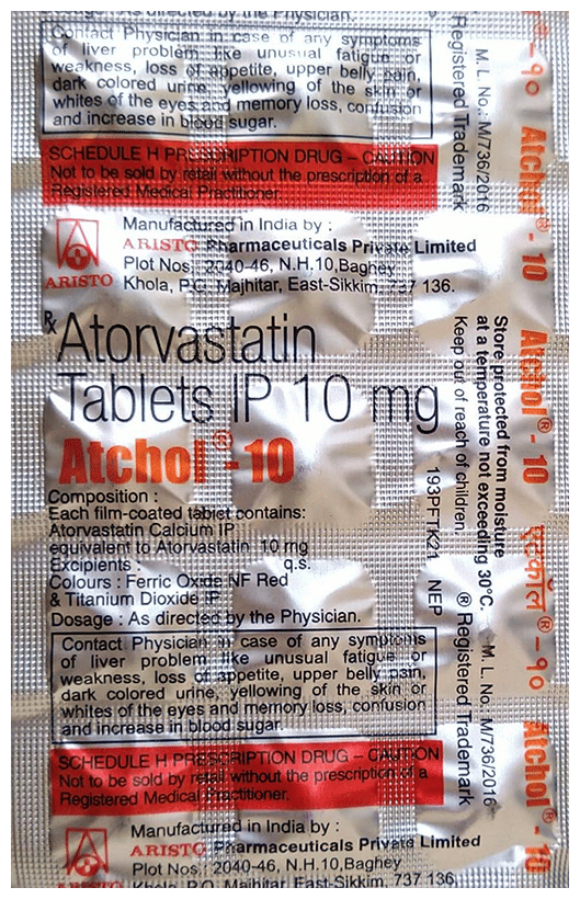 Atchol-10 Tablet - Image 1