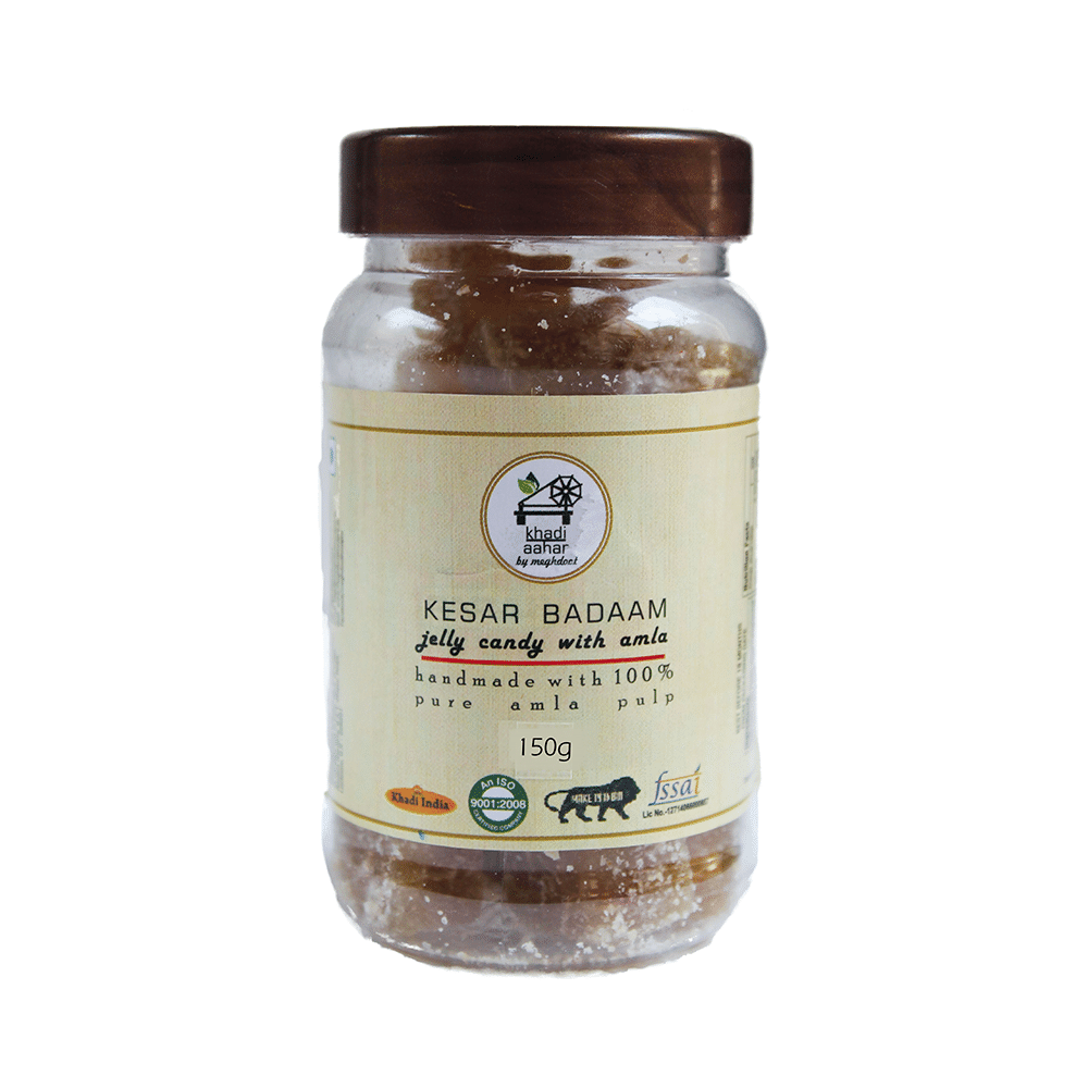 Khadi Aahar Jelly Candy with Amla Kesar Badaam - Image 1