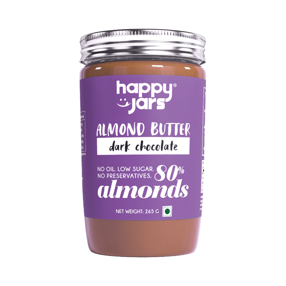 Happy Jars Almond Butter Dark Chocolate - Image 1