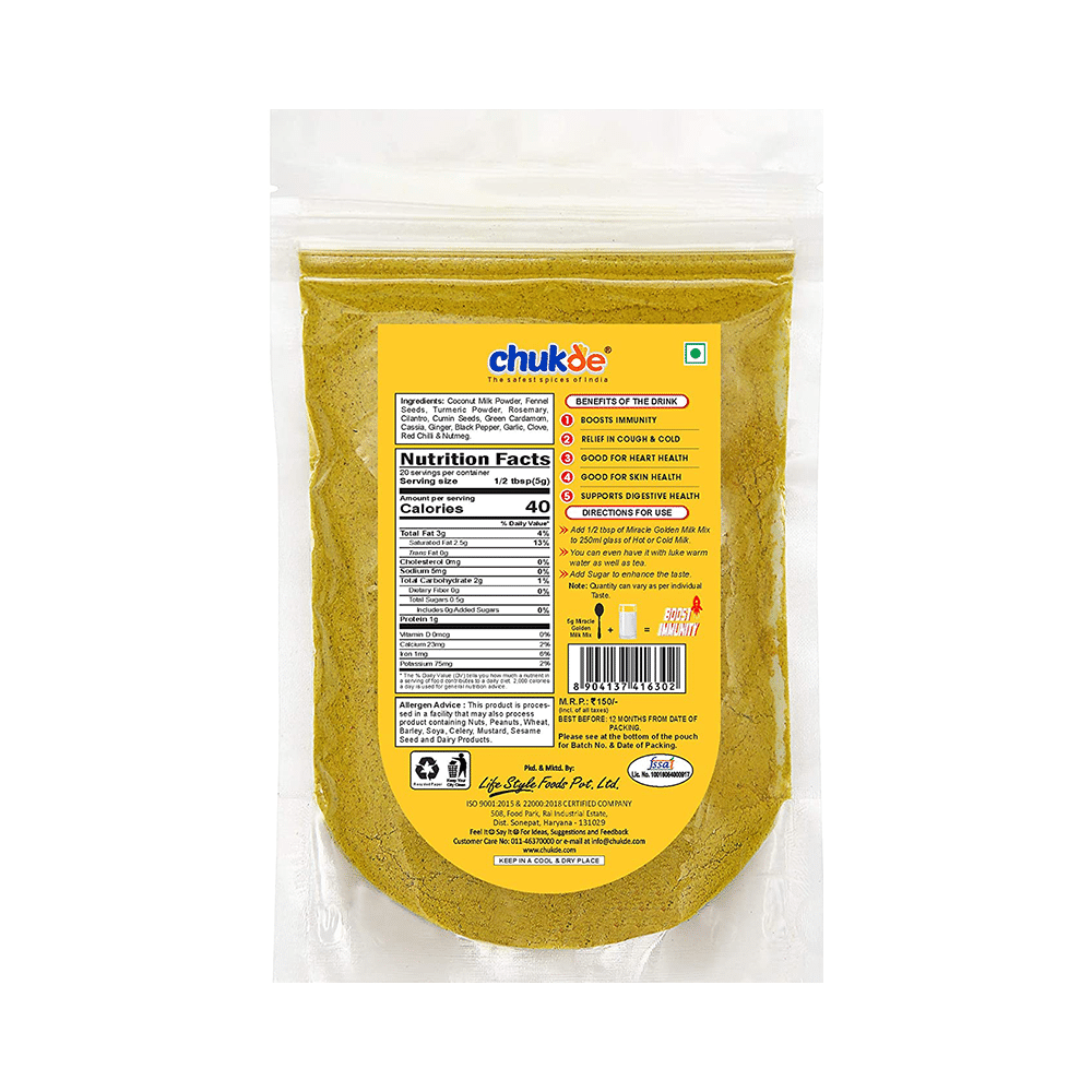 Chuk-De Miracle Golden Milk Mix - Image 2