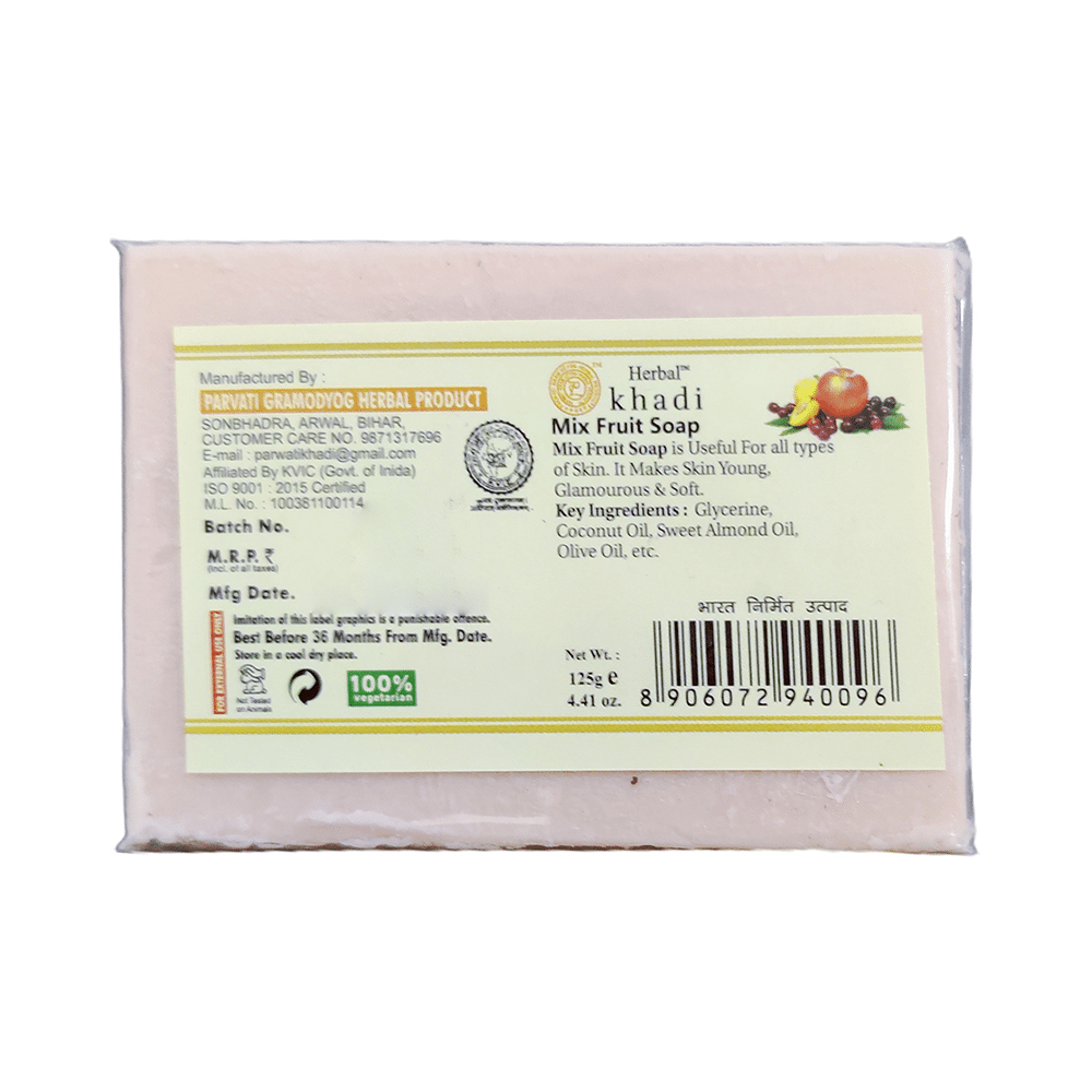 Khadi Herbal Mix Fruit Soap - Image 2