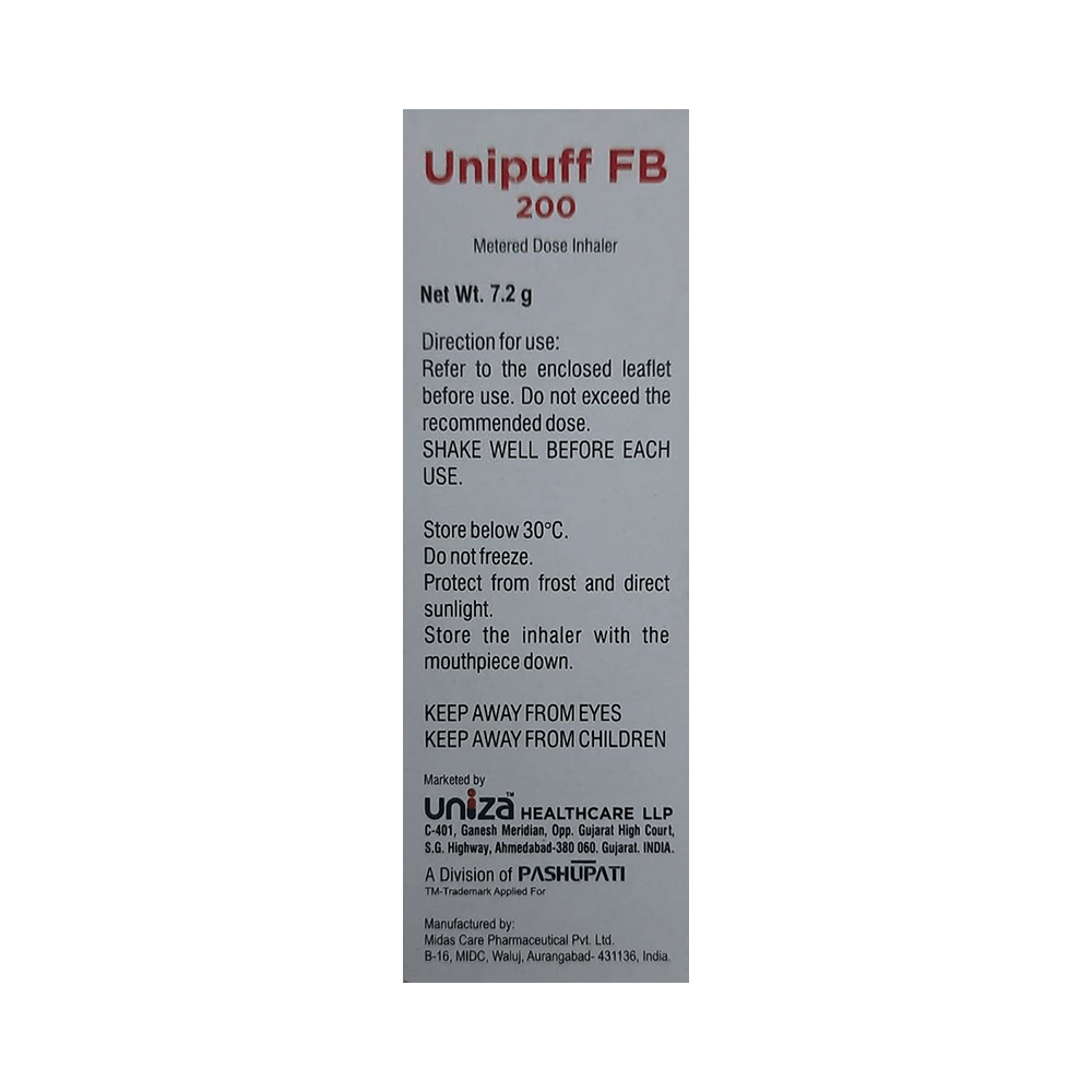 Unipuff FB 200 Inhaler - Image 3