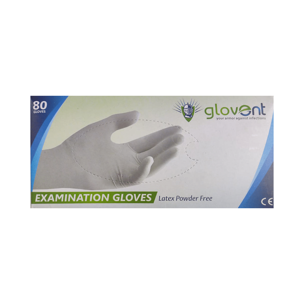 Glovent Examination Glove Large Latex Powder Free - Image 1