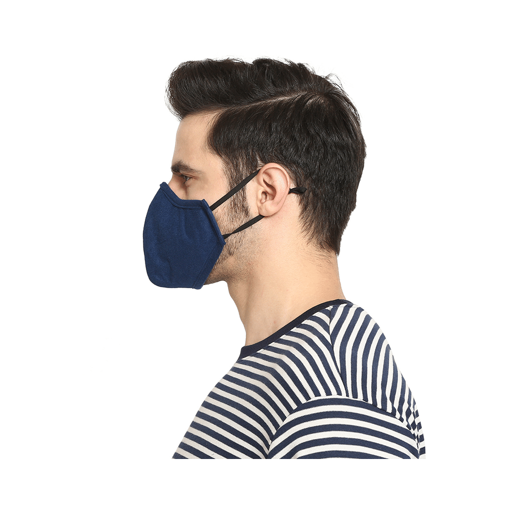Advind Healthcare Smog-Guard N99 Pollution Mask without Valve Large Blue - Image 8
