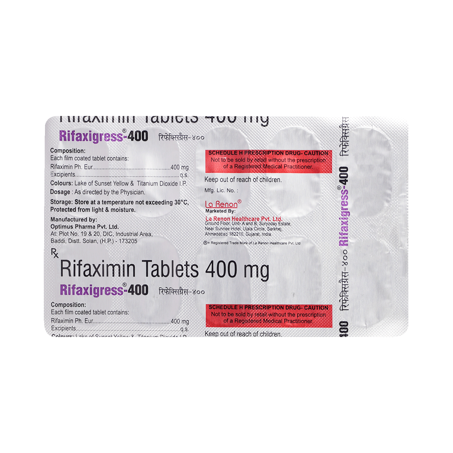 Rifaxigress 400 Tablet - Image 6