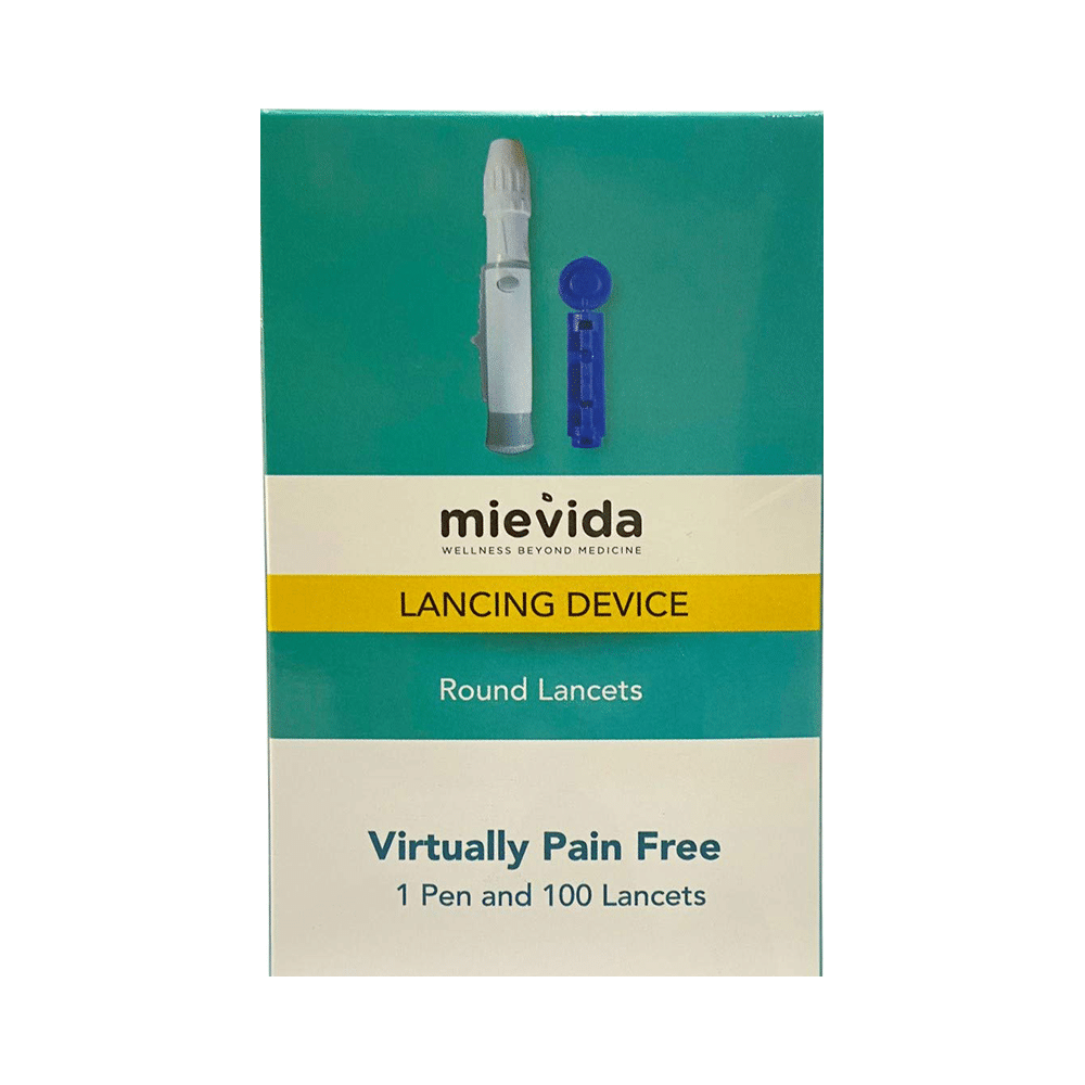Mievida Sterile Lancet Device with Painless Prick Technology and 6 Depth Penetration - Image 1