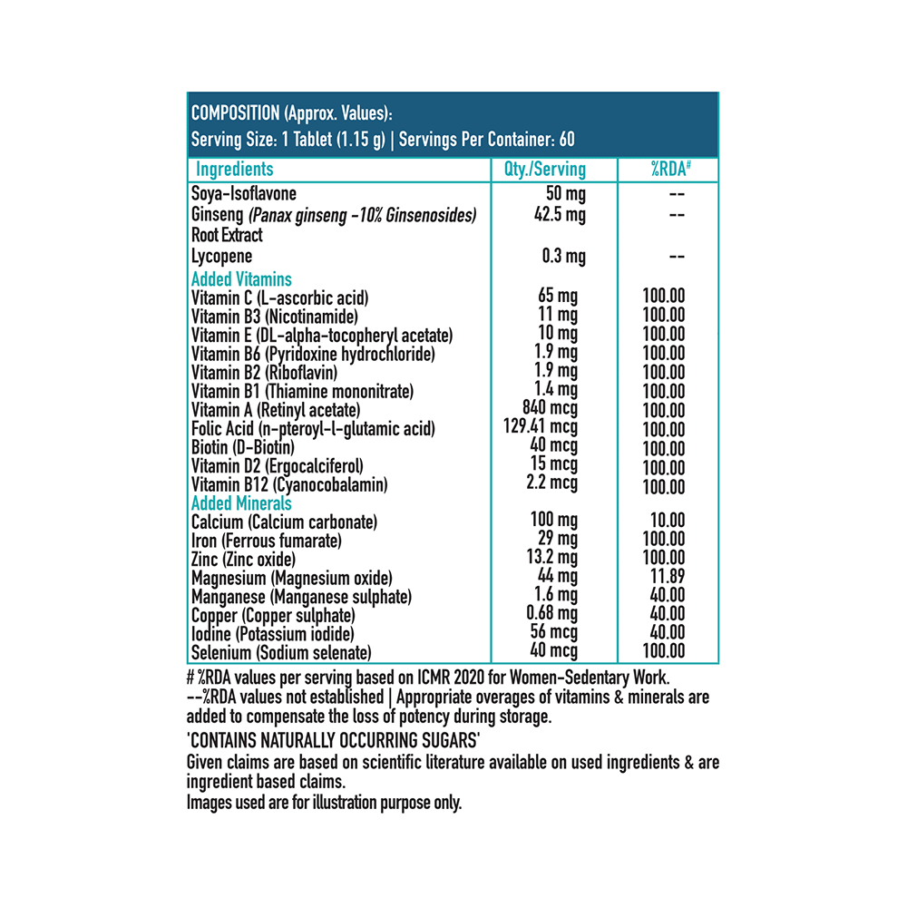 Healthkart HK Vitals Multivitamin Women | For Energy, Joint, Skin, Hair & Immunity | Tablet - Image 4