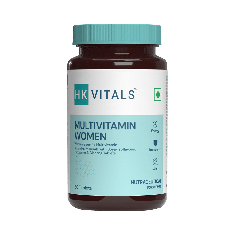 Healthkart HK Vitals Multivitamin Women | For Energy, Joint, Skin, Hair & Immunity | Tablet - Image 1