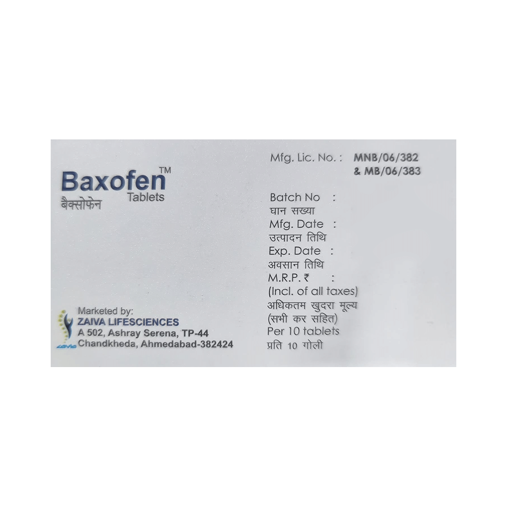 Baxofen Tablet - Image 3