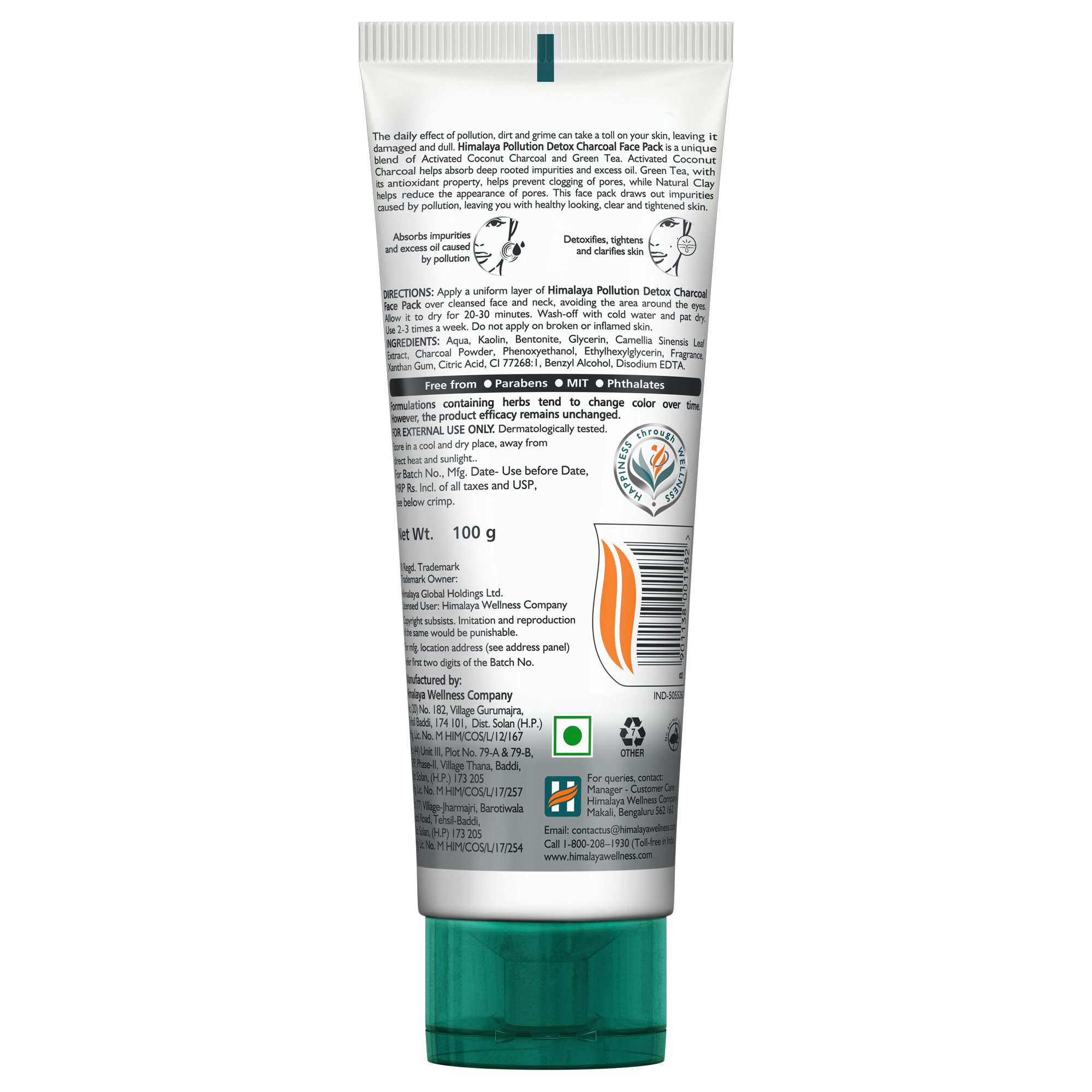 Himalaya Pollution Detox Charcoal Face Pack - Image 2