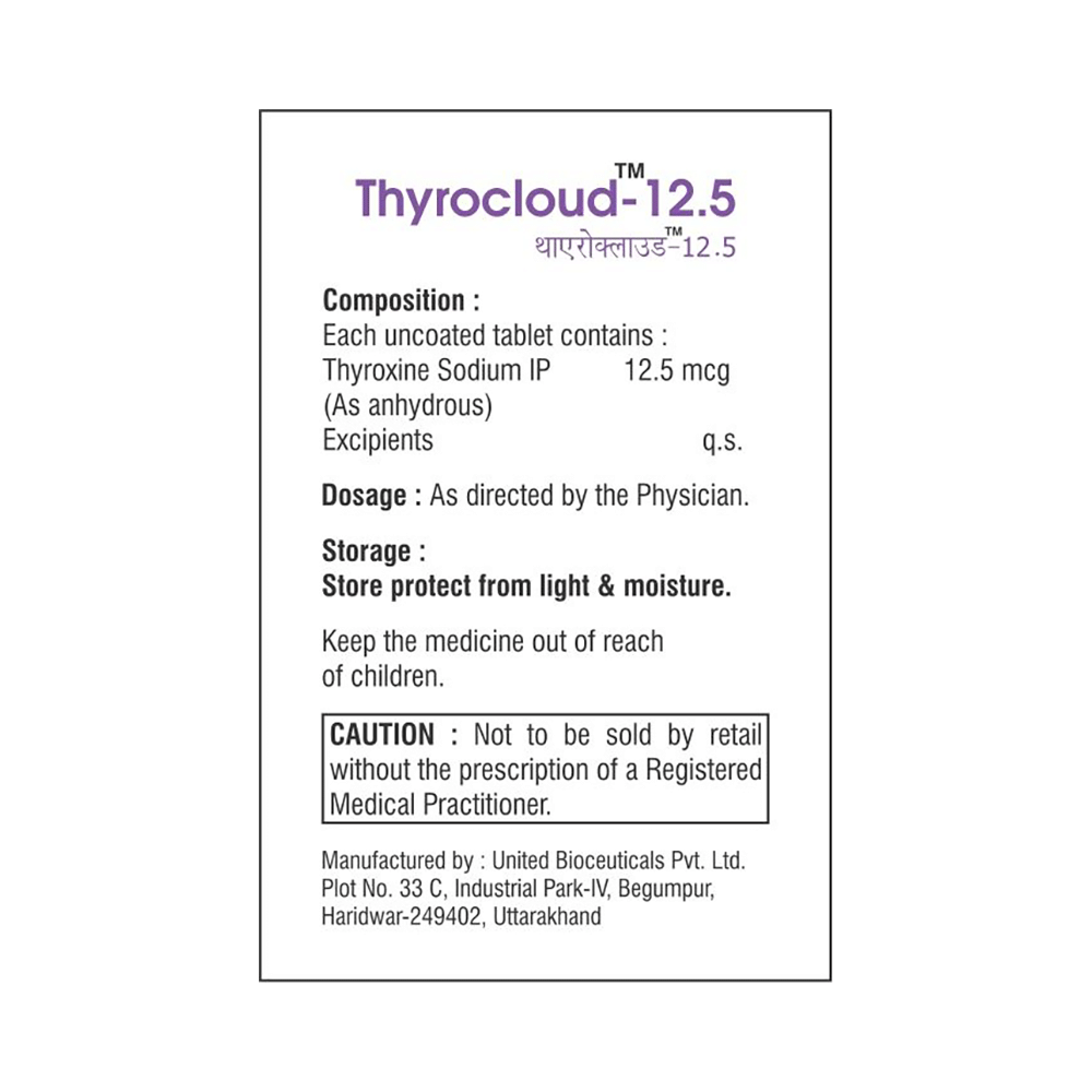 Thyrocloud 12.5 Tablet - Image 2