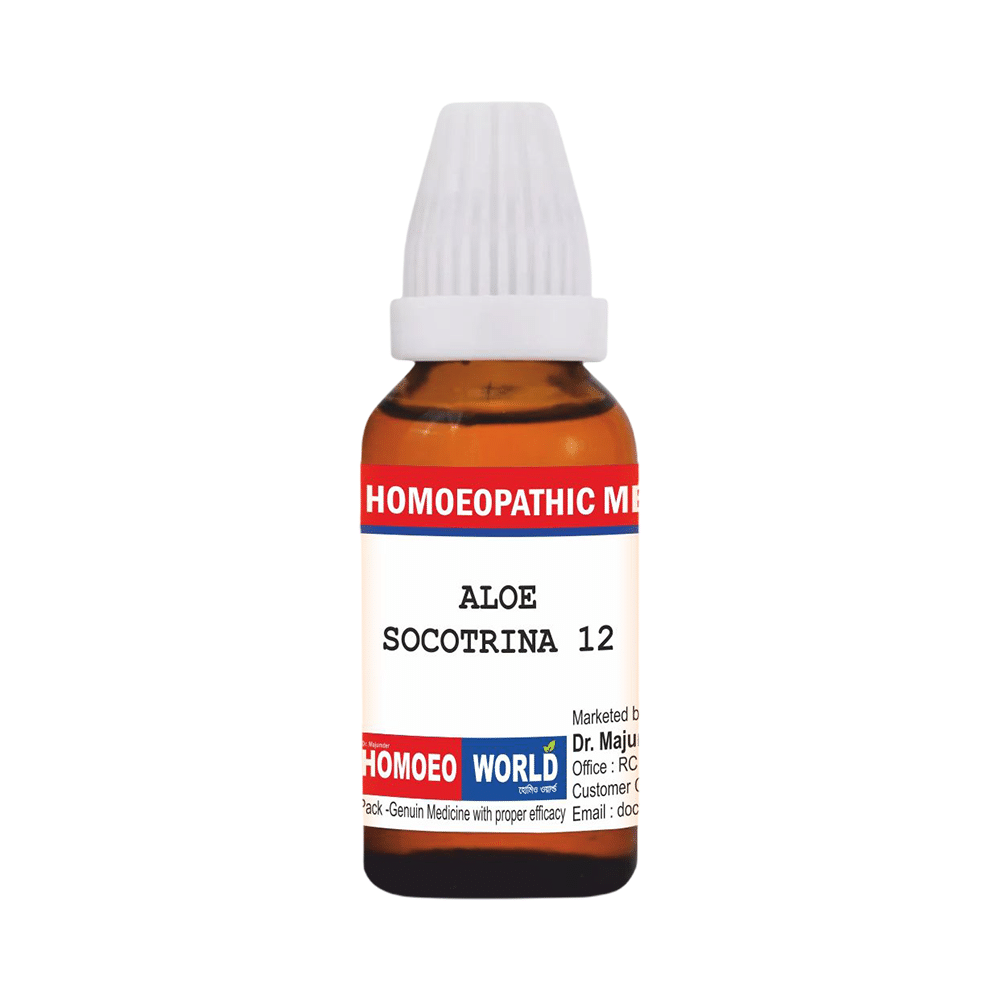 Dr. Majumder Homeo World Aloe Socotrina Dilution (30ml Each) 12 - Image 1
