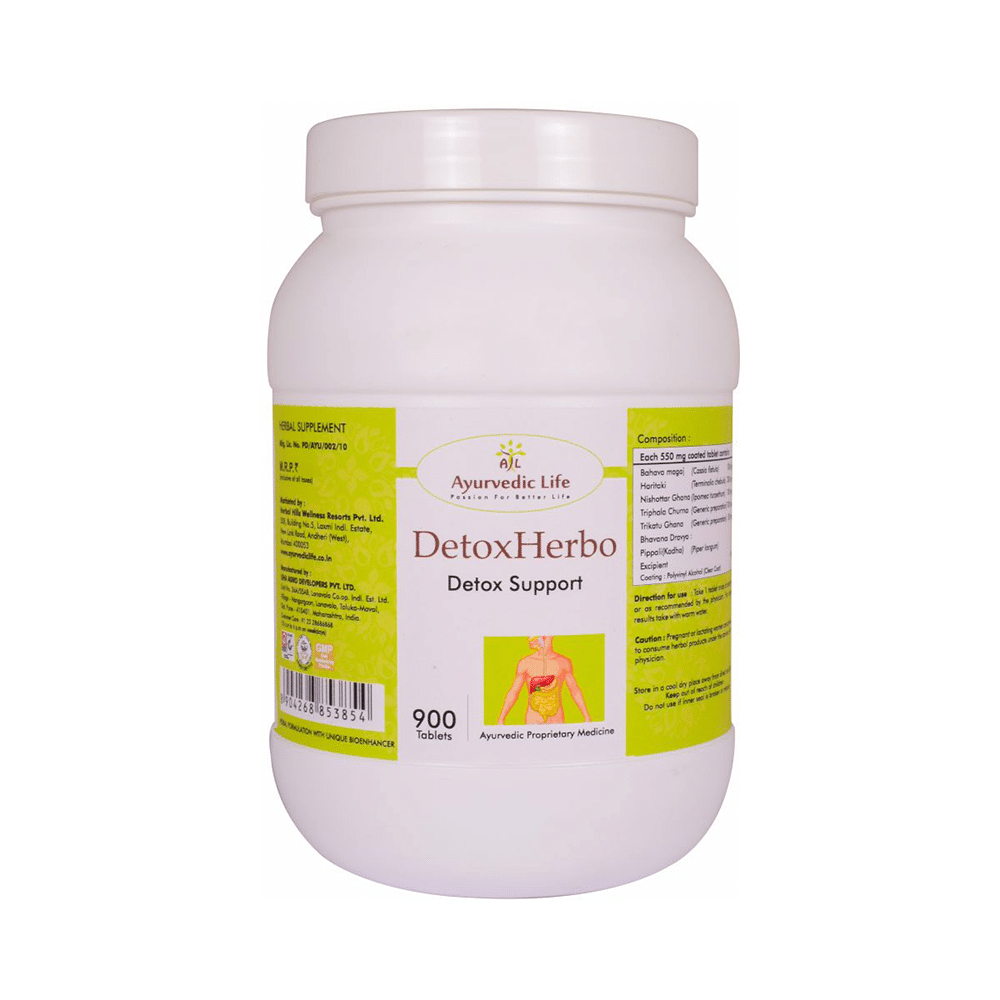 Ayurvedic Life Detoxherbo Detox Support Tablet - Image 1