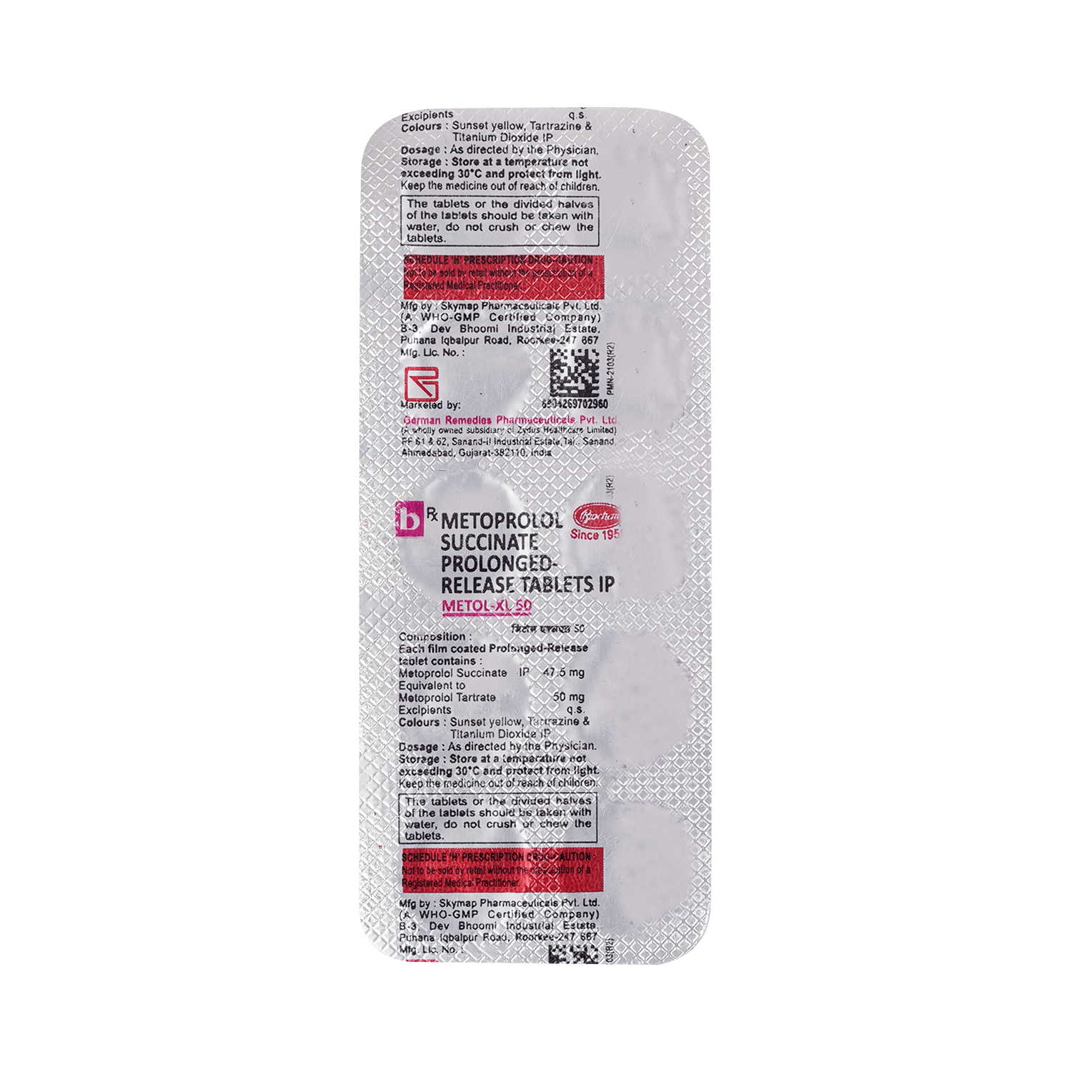 Metol XL 50 tablet - Image 5