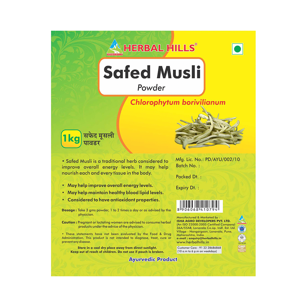 Herbal Hills Safed Musli Powder - Image 2