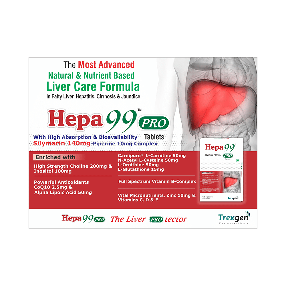 Trexgen Hepa 99 Pro Advanced Liver Care Tablet - Image 4