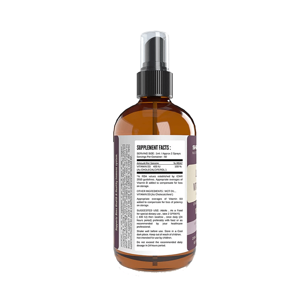 Sharrets Nutritions Liquid Vitamin D3 400IU Oral Unflavored - Image 2