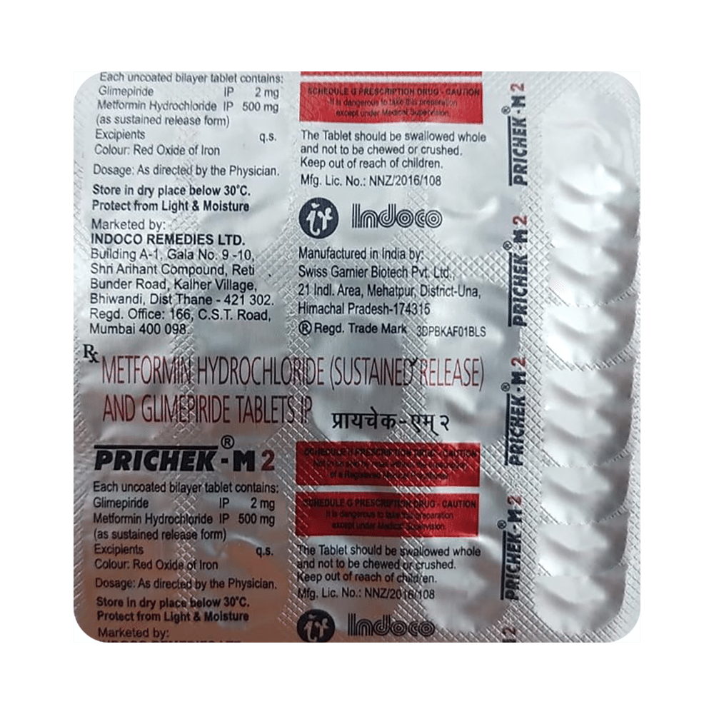 Prichek-M 2 Tablet SR - Image 3