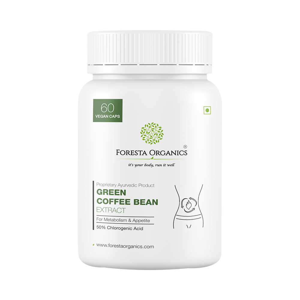 Foresta Organics Green Coffee Bean Extract Vegan Capsule