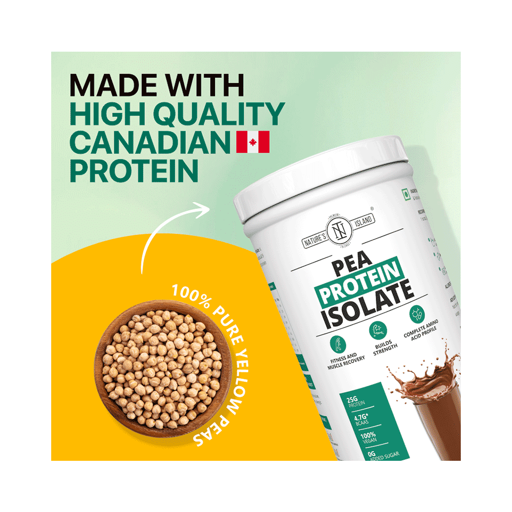 Nature's Island Pea Protein Isolate Powder Chocolate Fudge - Image 6