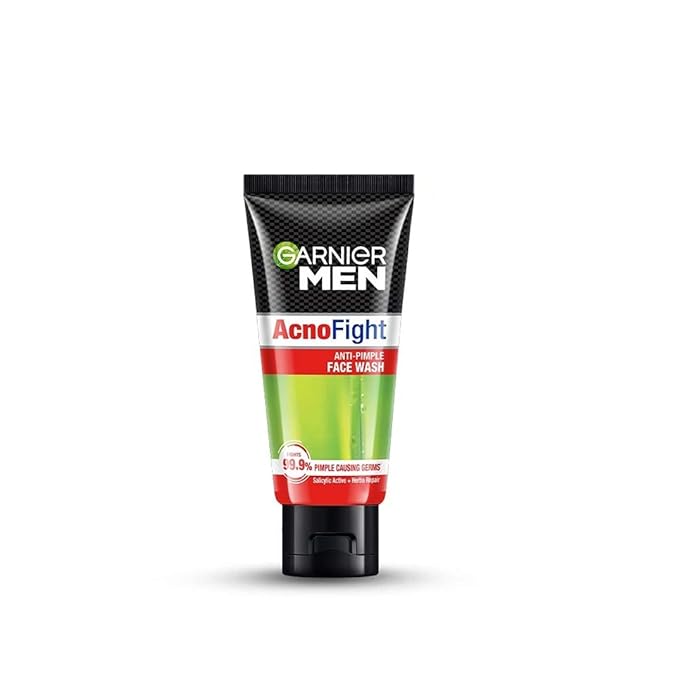 Garnier Men Acno Fight Anti-Pimple Facewash - Image 1