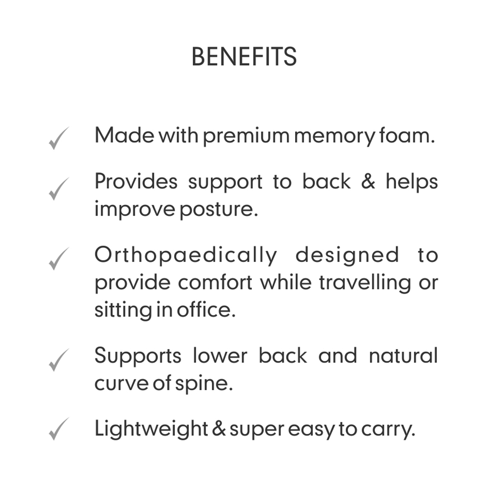 Dr Ortho Orthopaedic Back Support Universal Black - Image 5