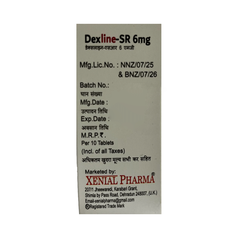 Dexline-SR 6mg Tablet - Image 3