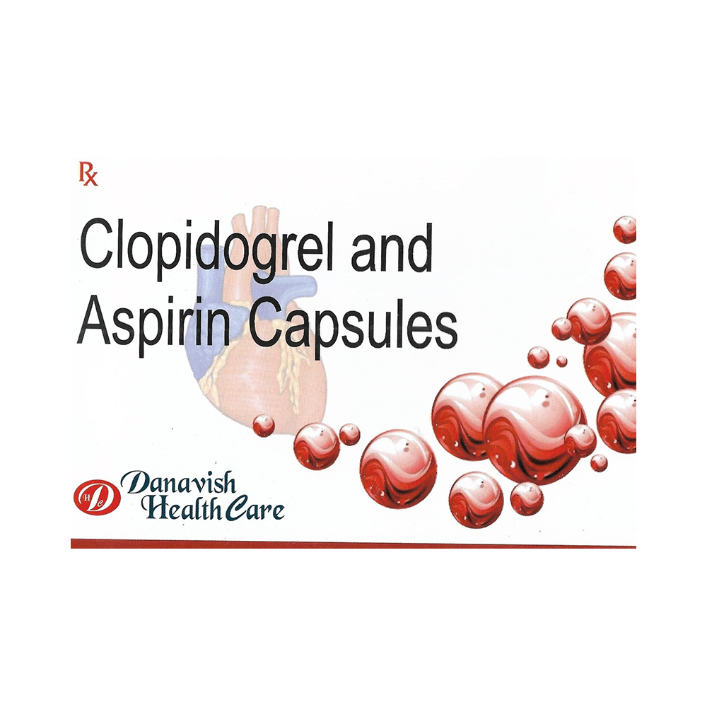 Danavish Clopidogrel+Aspirin 75mg/75mg Capsule - Image 1