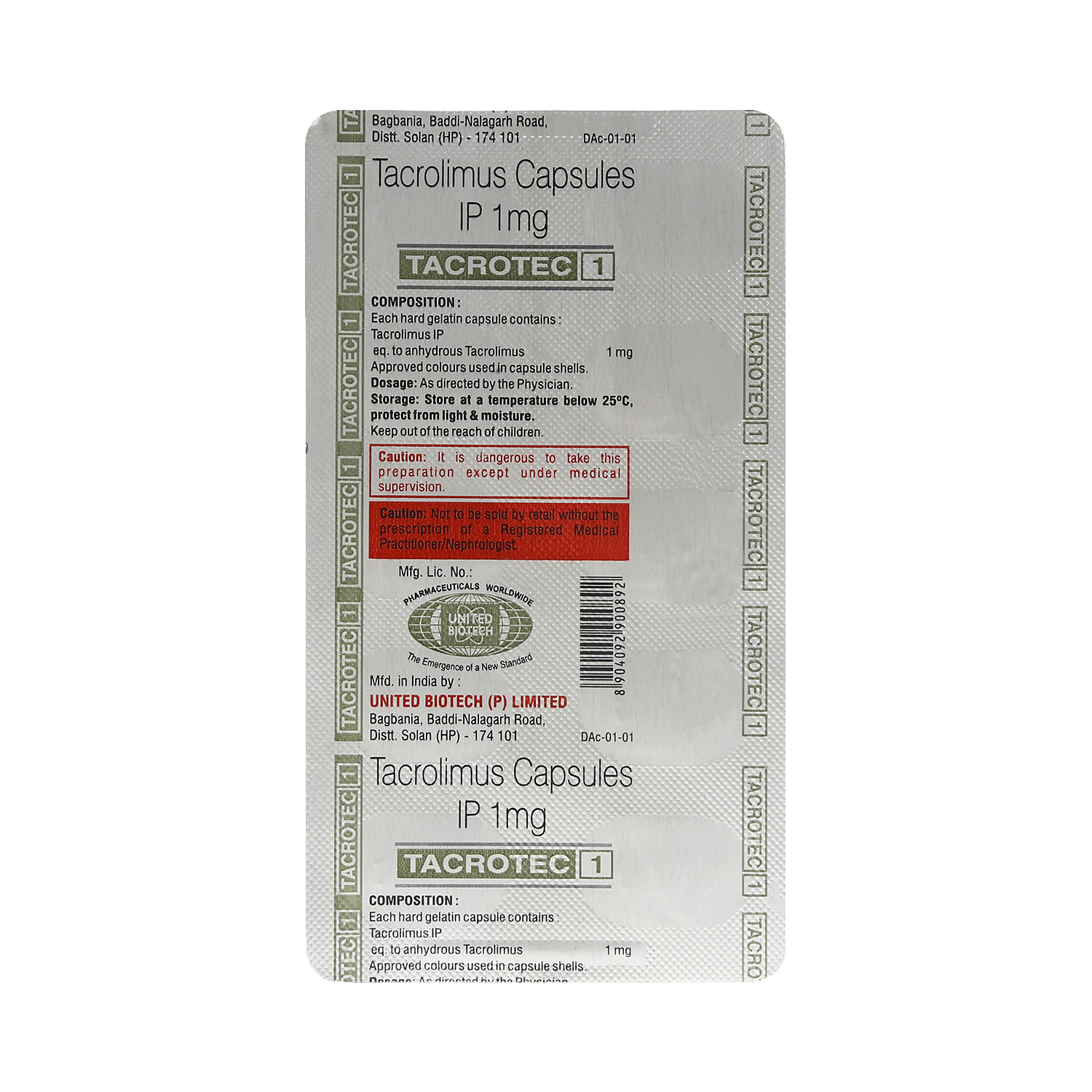 Tacrotec 1mg Capsule - Image 5