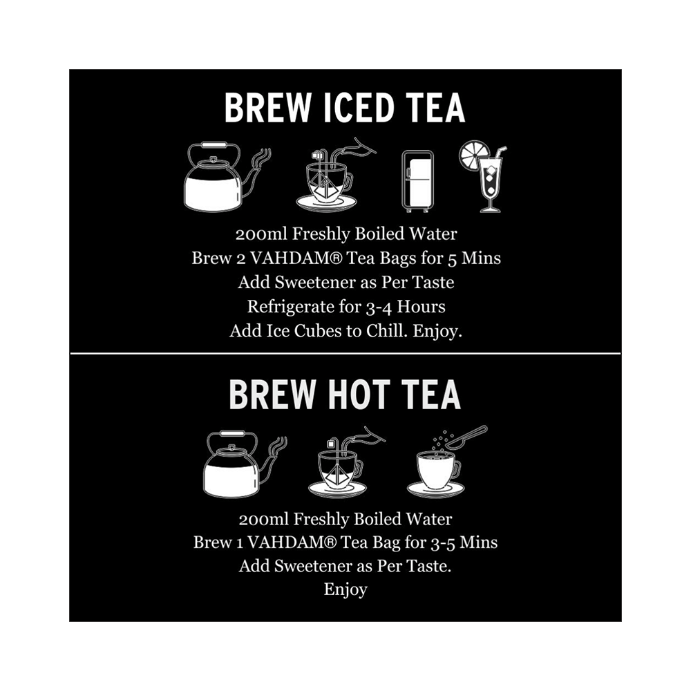 Vahdam Earl Grey Citrus Teas Black Tea (2gm Each) - Image 3