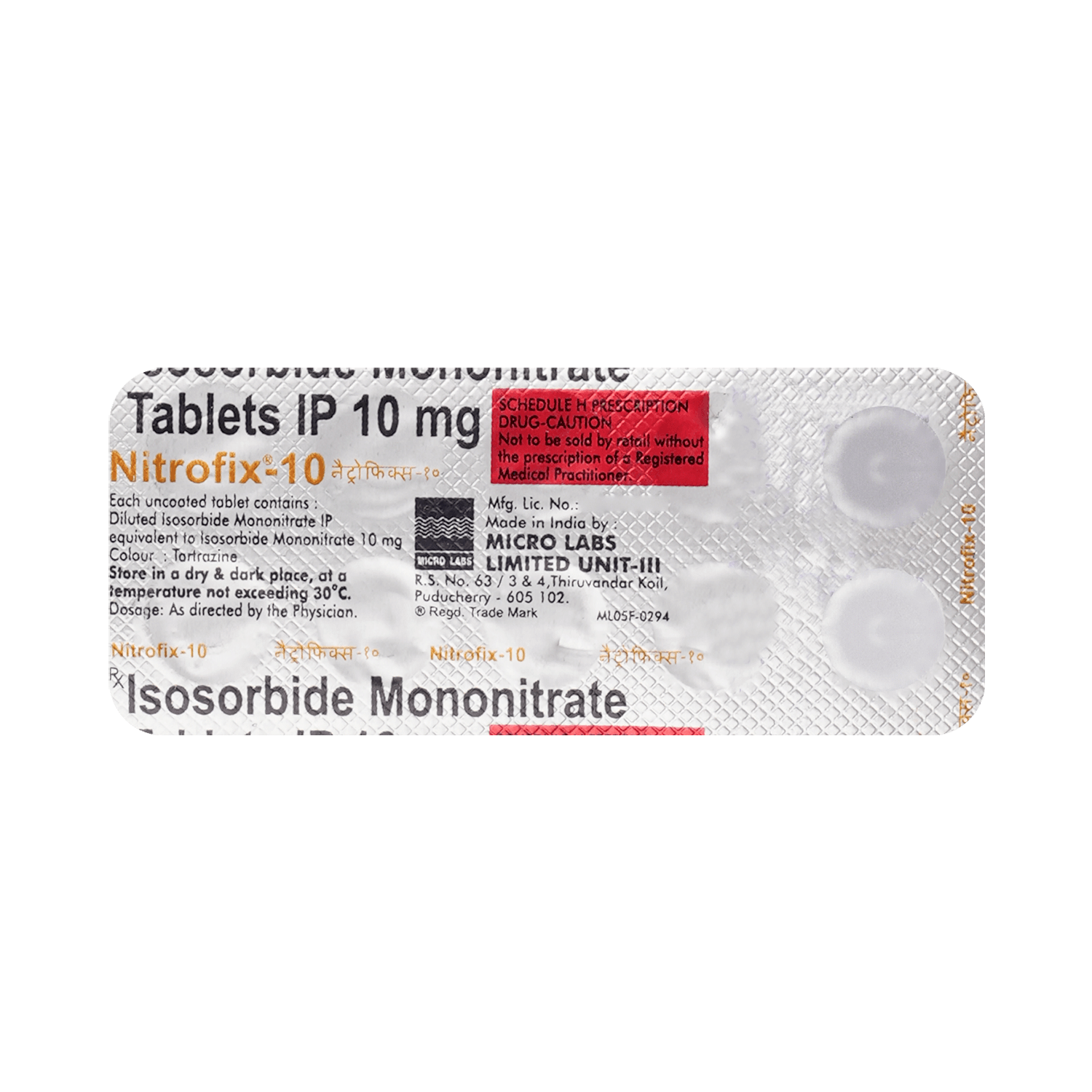 Nitrofix 10 Tablet - Image 3