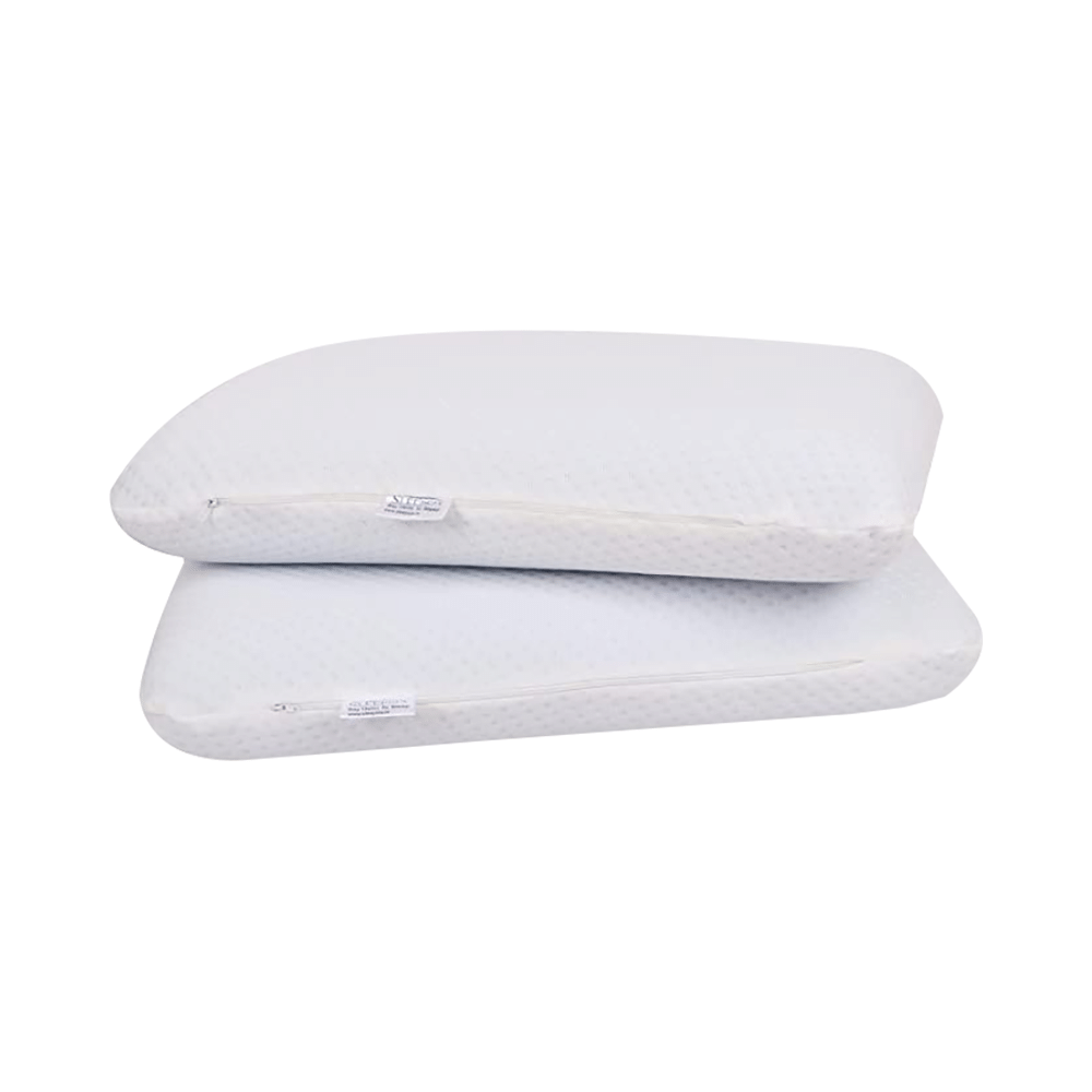 Sleepsia Memory Foam Pillow for Shoulder and Neck Pain White - Image 1